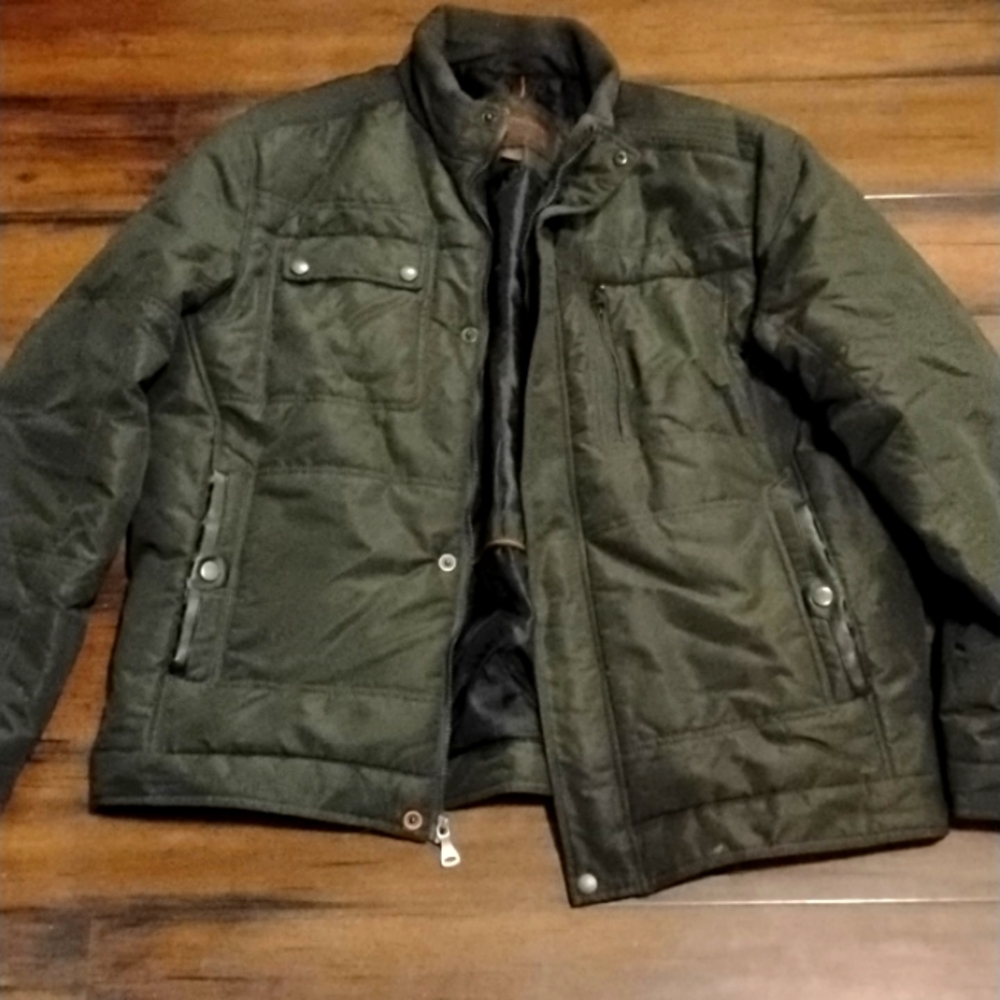 Comfy green bomber